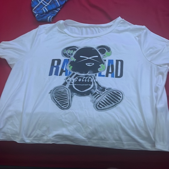 White and Blue plaid set - Picture 4 of 5